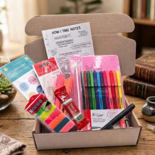 Exam Prep Stationery Gift Box for Girls