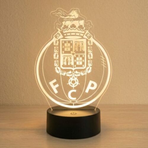FCP Porto 3D LED Football Lamp | Sports Decor Acrylic Night Light