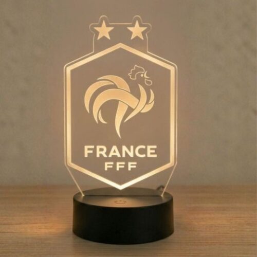 France 3D LED Football Lamp | Sports Decor Acrylic Night Light
