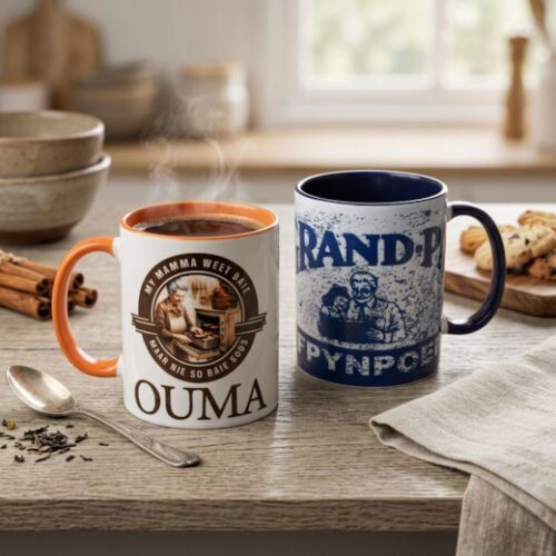 Ouma & Grandpa Ceramic Coffee Mugs