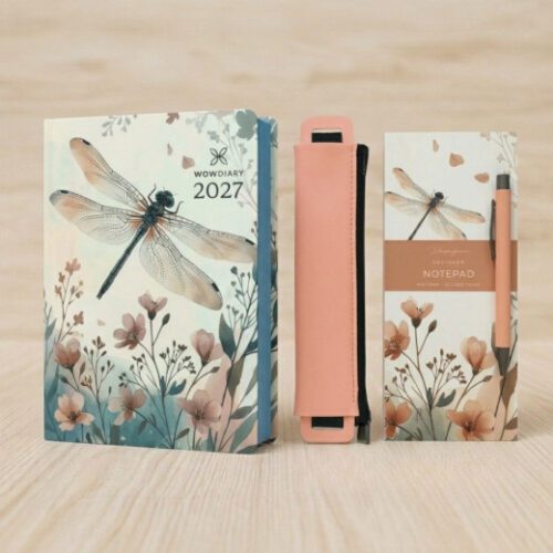 For Women 2027 Diary Bundle: Dragonfly Botanical Organiser Set