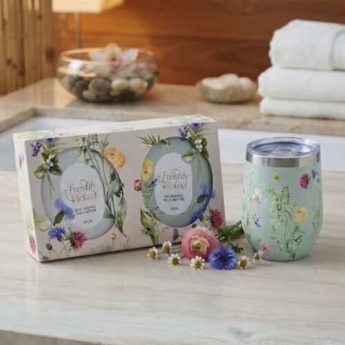 Freshly Picked Luxury Body Care & Thermal Mug
