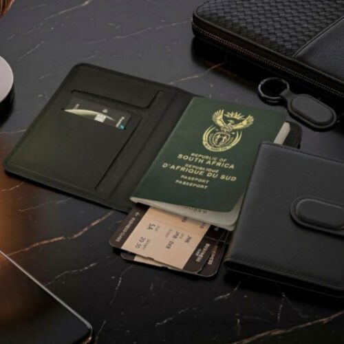 Smart Passport Cover and Keyring Finder Set
